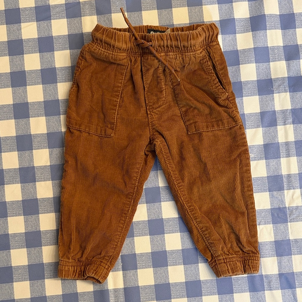 SOLD! 12m Corduroy Jogger Pants in Brown